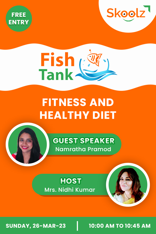 fish tank fitness healthy diet with Namratha Pramod